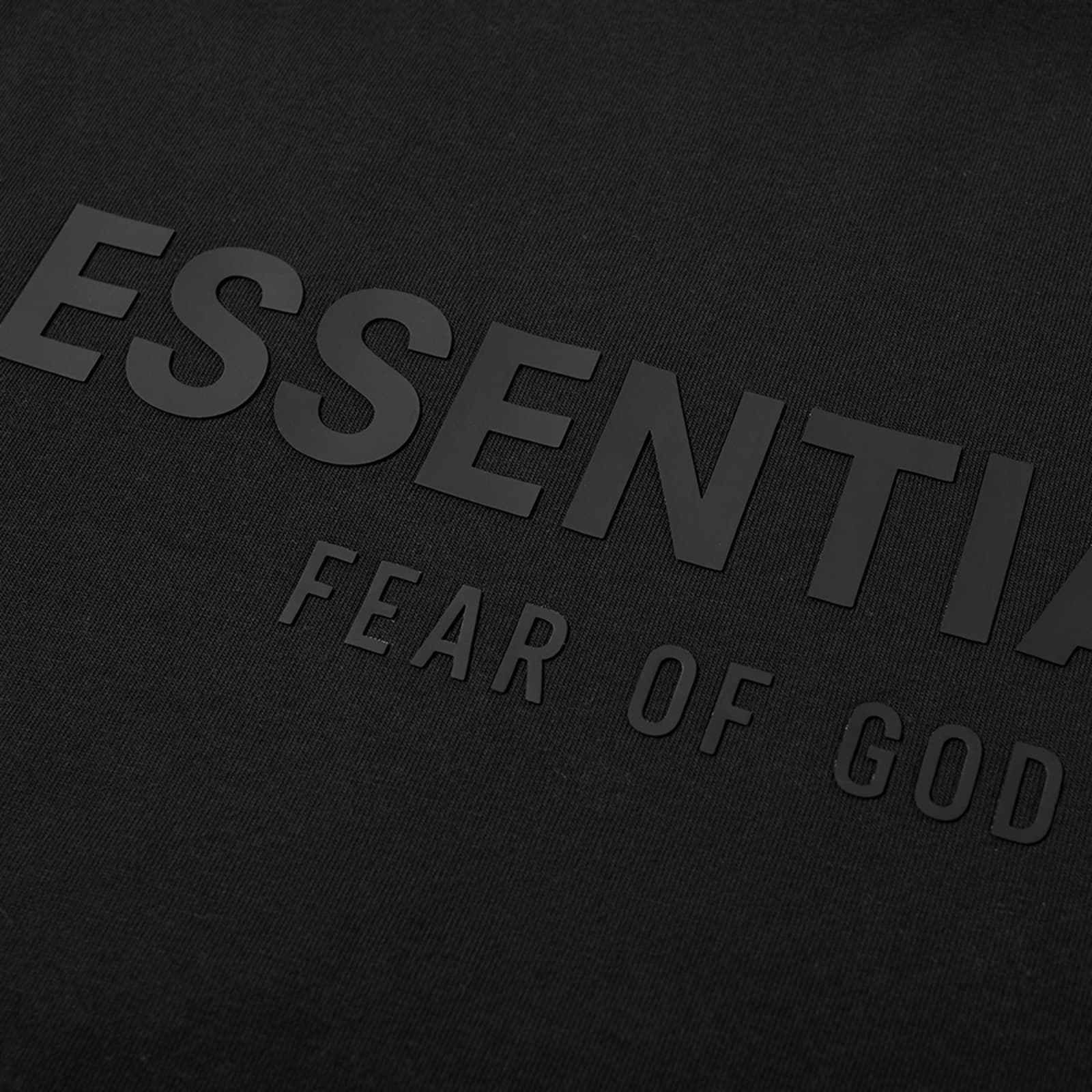 Fear of God Essentials T-Shirt Black Limo