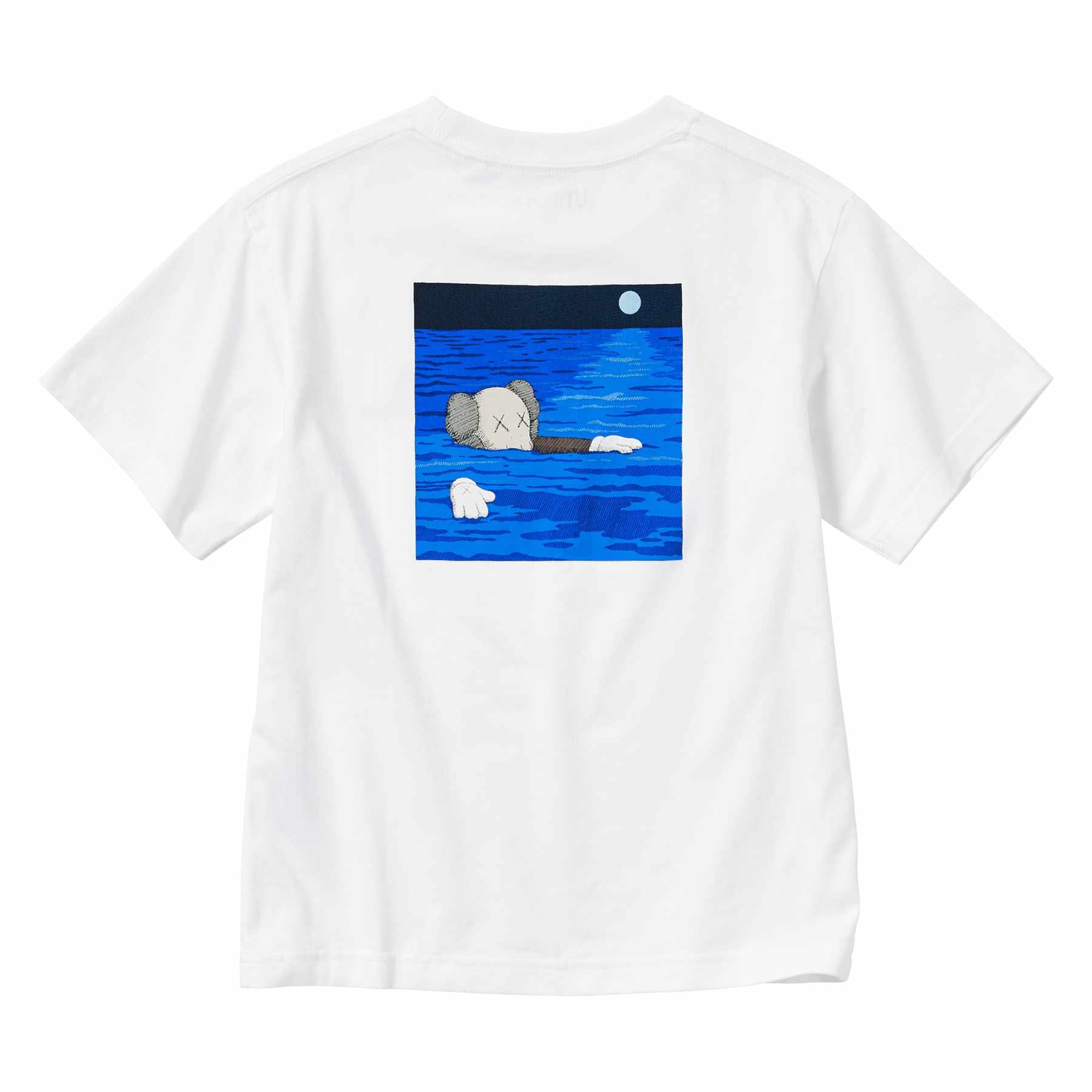 KAWS x Uniqlo T-Shirt White Blue