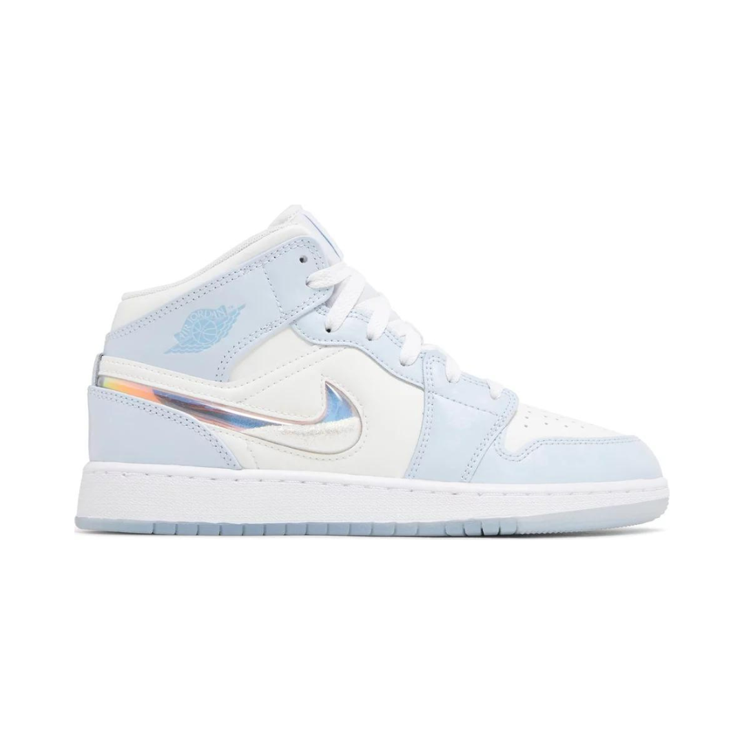 Air Jordan 1 Mid Glitter Swoosh