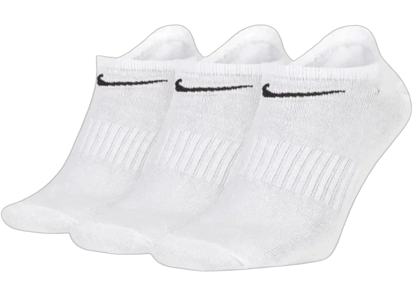 Nike No Show 3 Pack Socks White