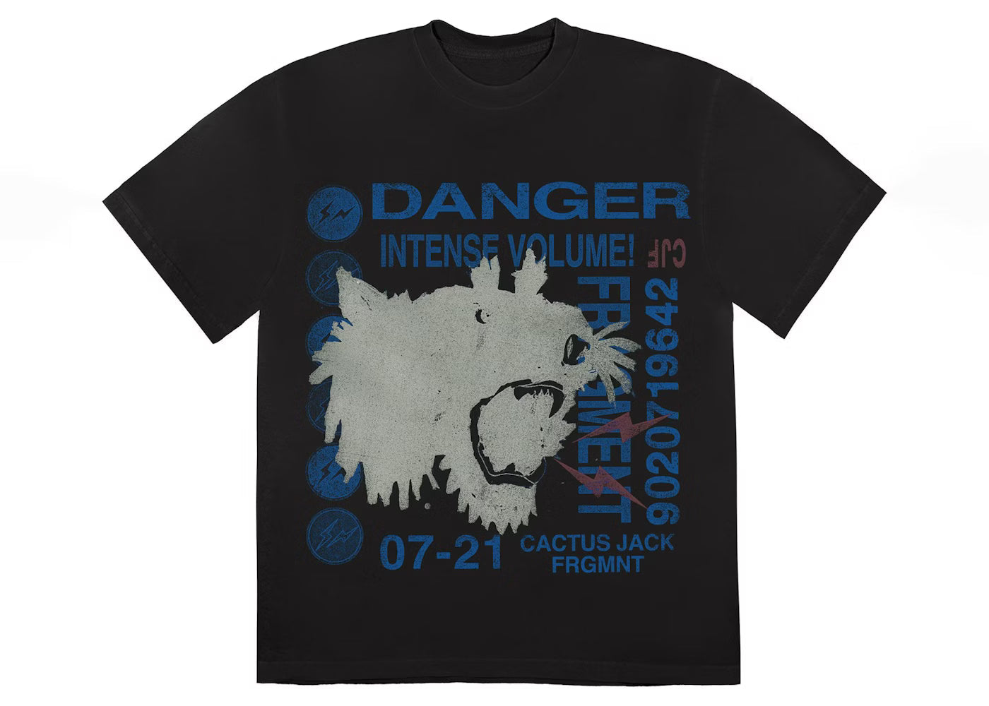 Travis Scott Cactus Jack x Fragment Danger Tee