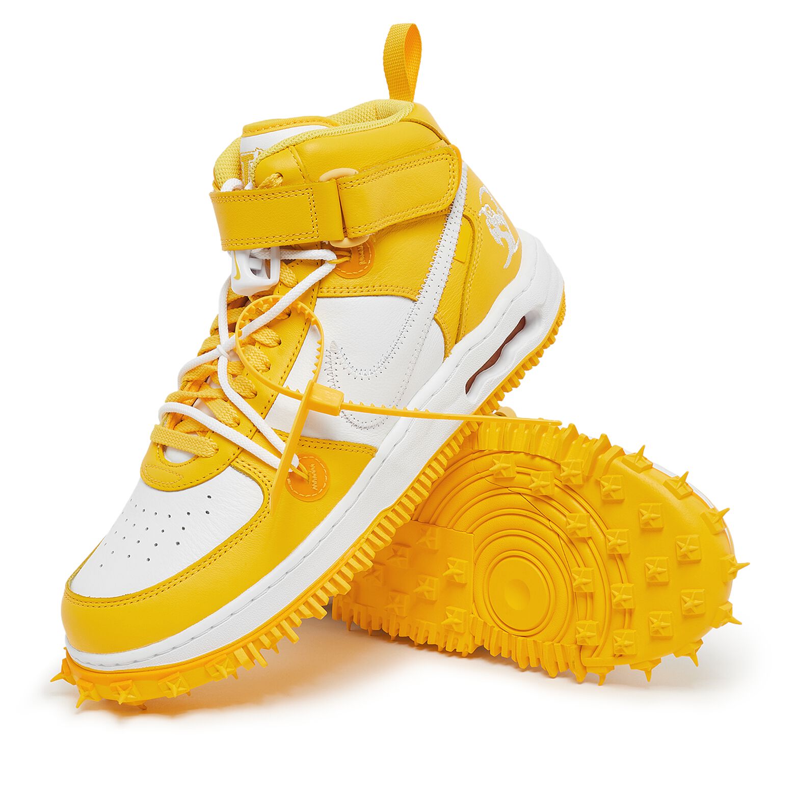 Nike Air Force 1 Mid Off White Varsity Maize