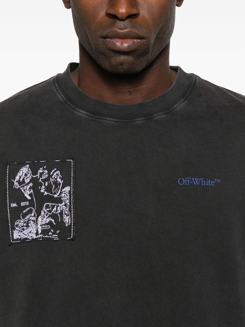 Синя тениска KAWS x Uniqlo Warhol