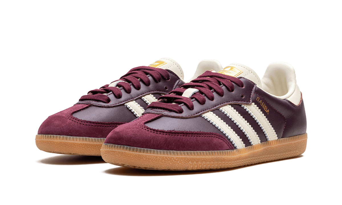 Adidas Samba OG Maroon Gold Metallic - Outsole
