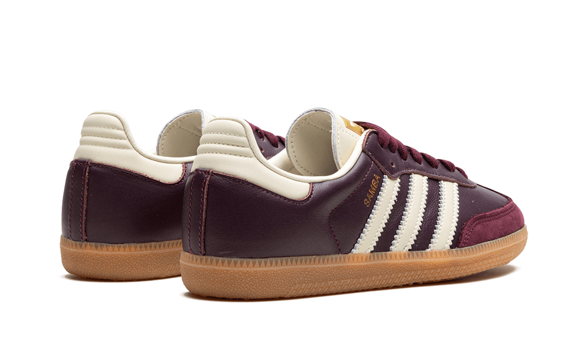 Adidas Samba OG Maroon Gold Metallic - Outsole