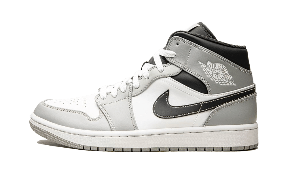 Air Jordan 1 Mid Light Smoke Grey Anthracite - Outsole