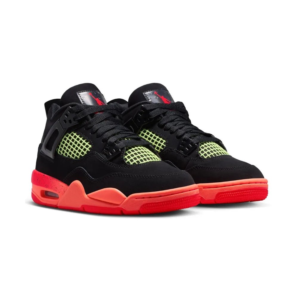 Air Jordan 4 Retro Black Infrared Barely Volt - Outsole