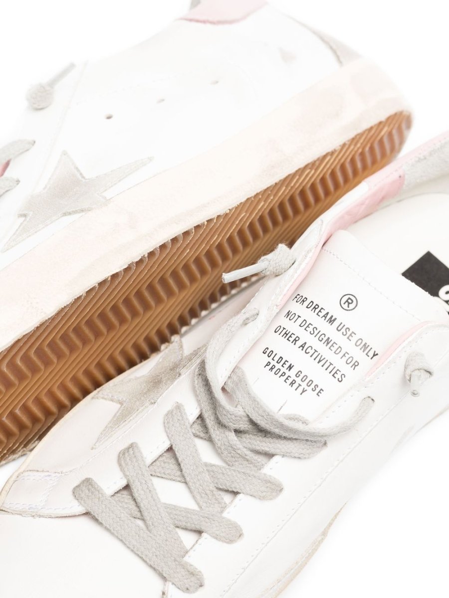 Golden Goose Super-Star Leather Pink Sneakers - Outsole