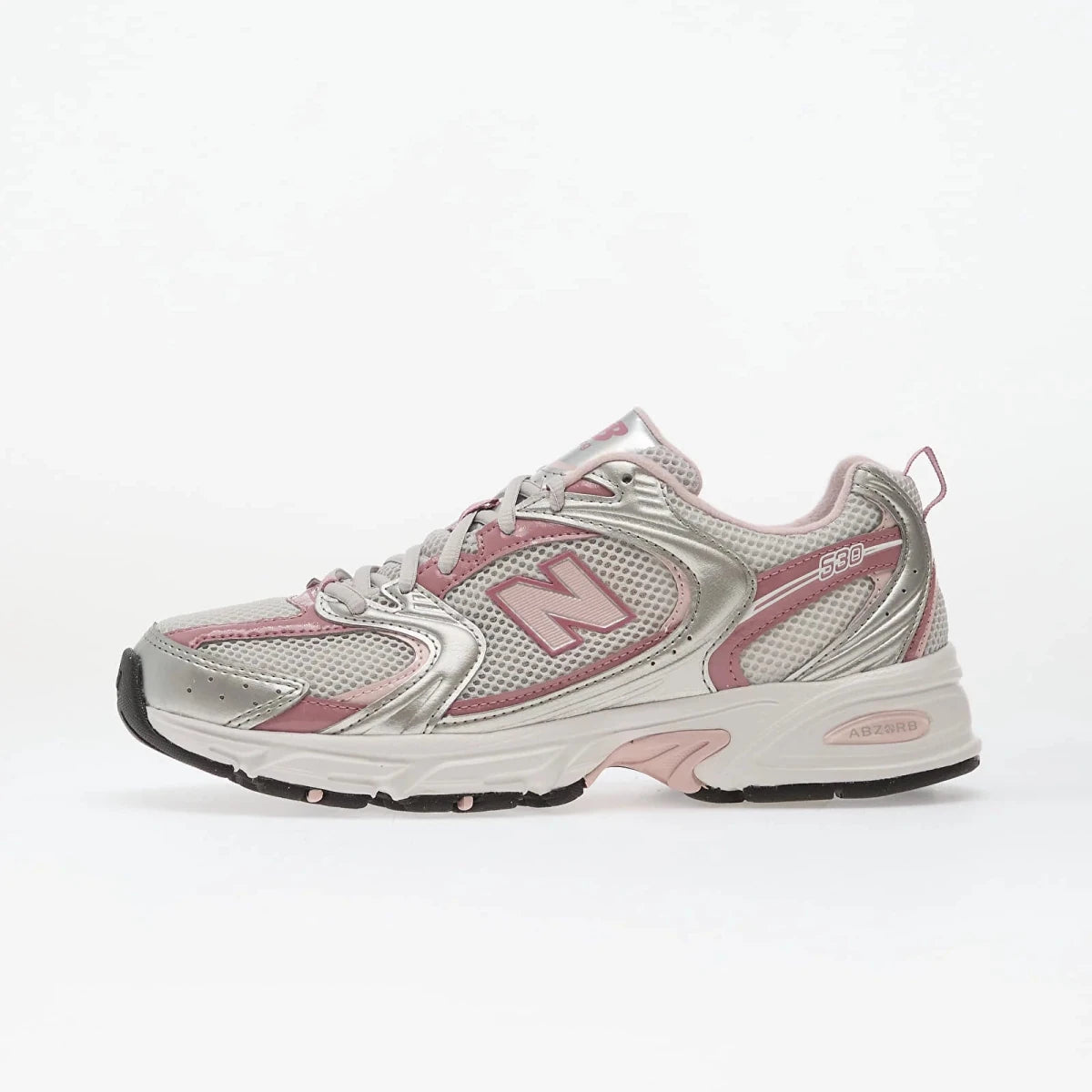 New Balance 530 Silver Metallic Rosewood - Outsole