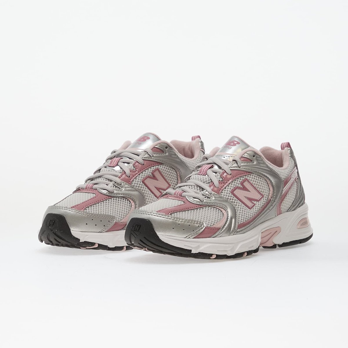 New Balance 530 Silver Metallic Rosewood - Outsole