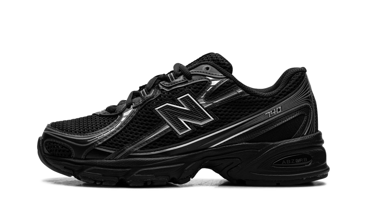 New Balance 740v2 Black Grey Silver - Outsole