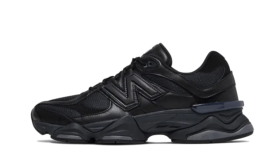 New Balance 9060 Triple Black Leather - Outsole