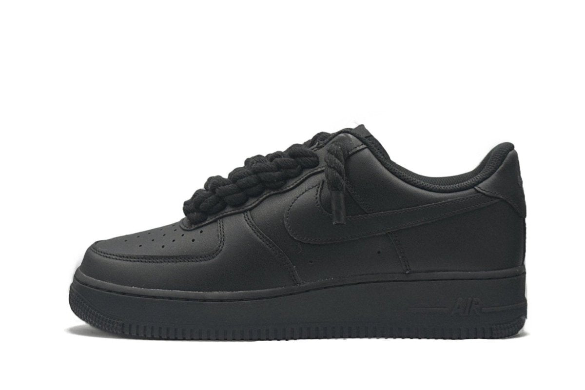 Nike Air Force 1 Low Black Rope Laces - Outsole