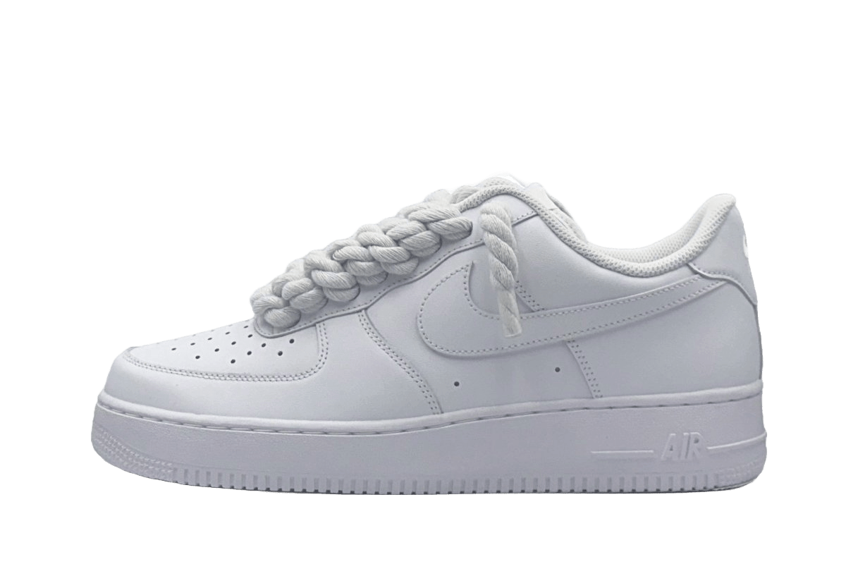 Nike Air Force 1 Low White Rope Laces - Outsole