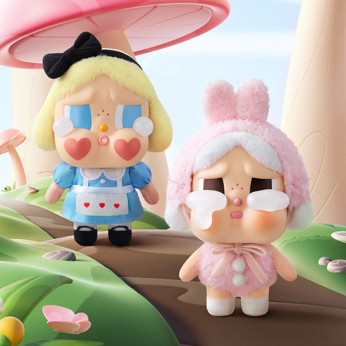 Pop Mart Labubu CRYBABY Crying Again Series - Vinyl Face Plush Blind Box - Outsole