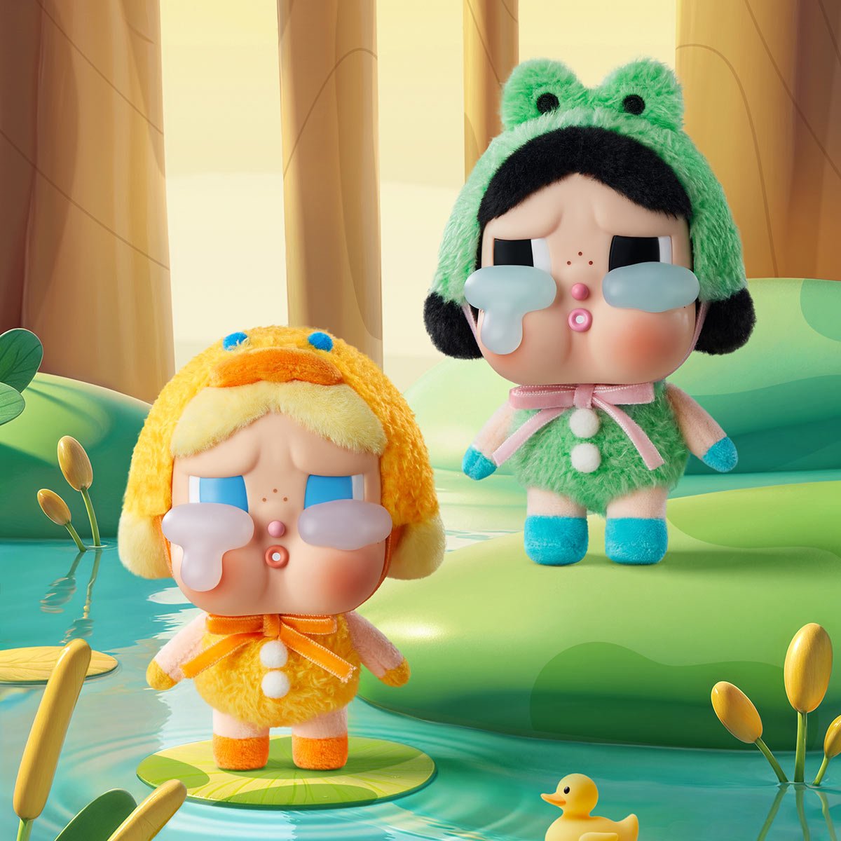 Pop Mart Labubu CRYBABY Crying Again Series - Vinyl Face Plush Blind Box - Outsole