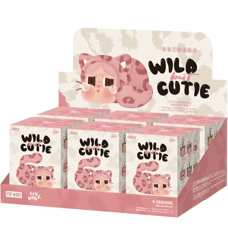 Pop Mart Labubu CRYBABY Wild but Cutie Series - Vinyl Face Plush Blind