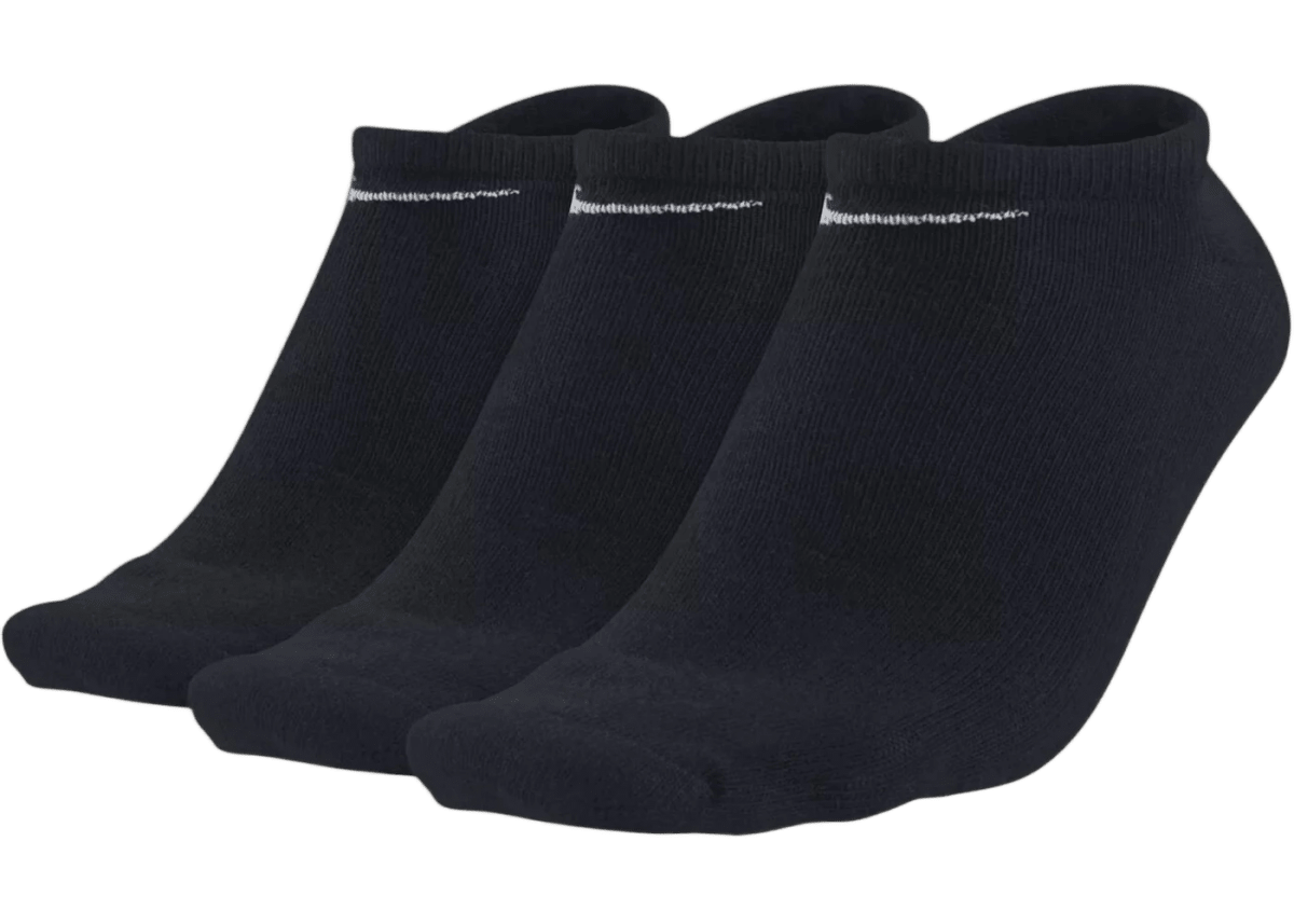 Sosete Nike No Show 3 Pack Black - Outsole