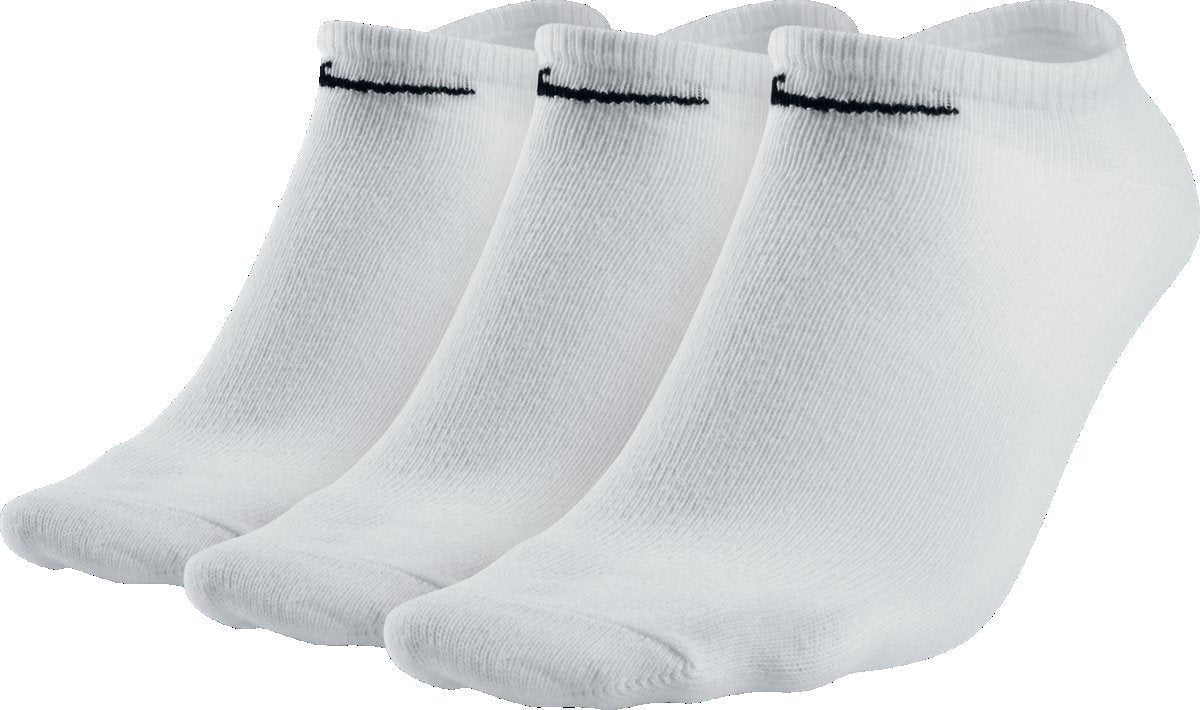 Sosete Nike No Show 3 Pack White - Outsole