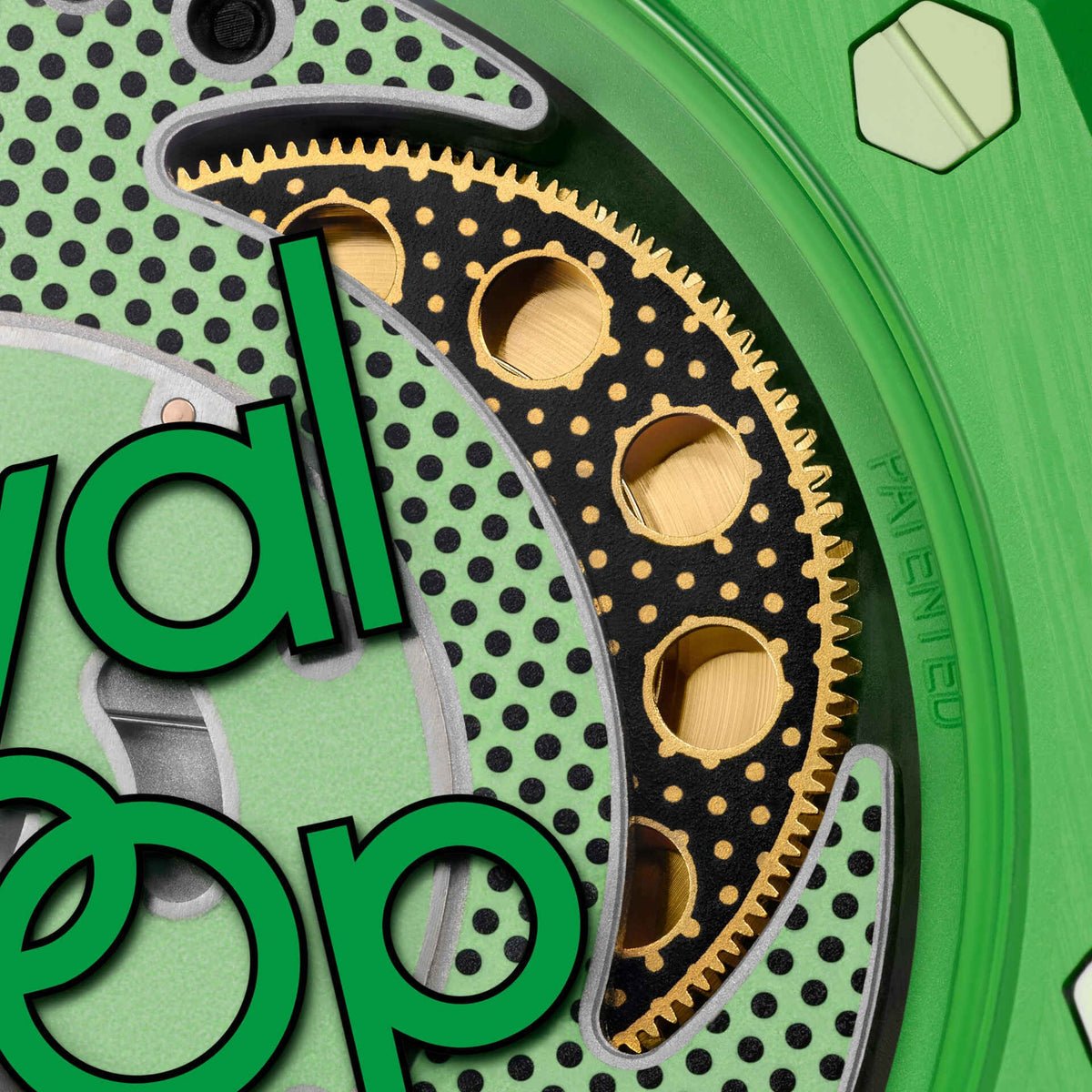 Swatch x Audemars Piguet Bioceramic Royal Pop Green Eight - Outsole