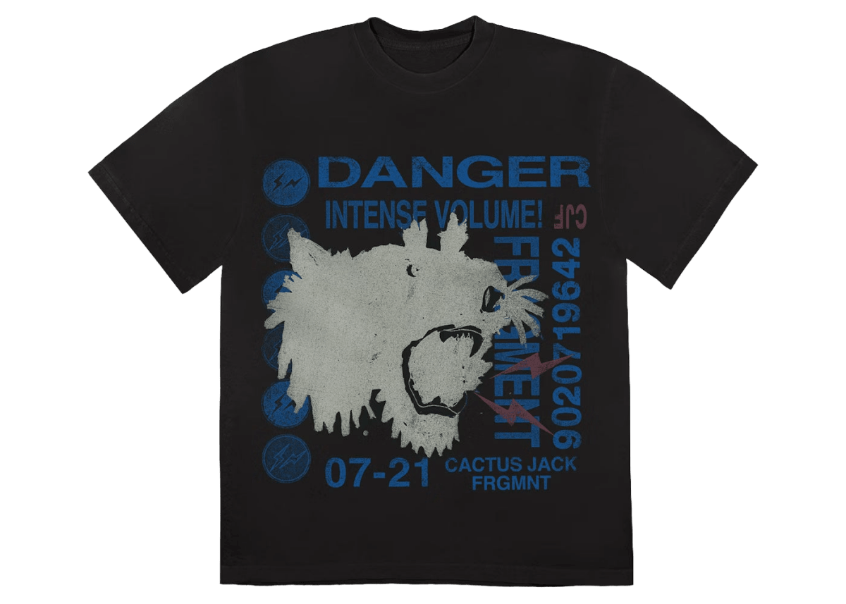 Travis Scott Cactus Jack x Fragment Danger Tee - Outsole