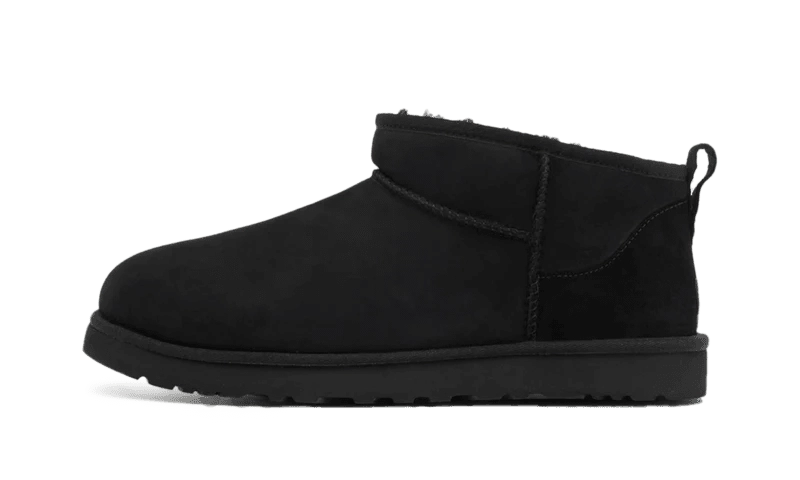 UGG CLASSIC ULTRA MINI BLACK - Outsole