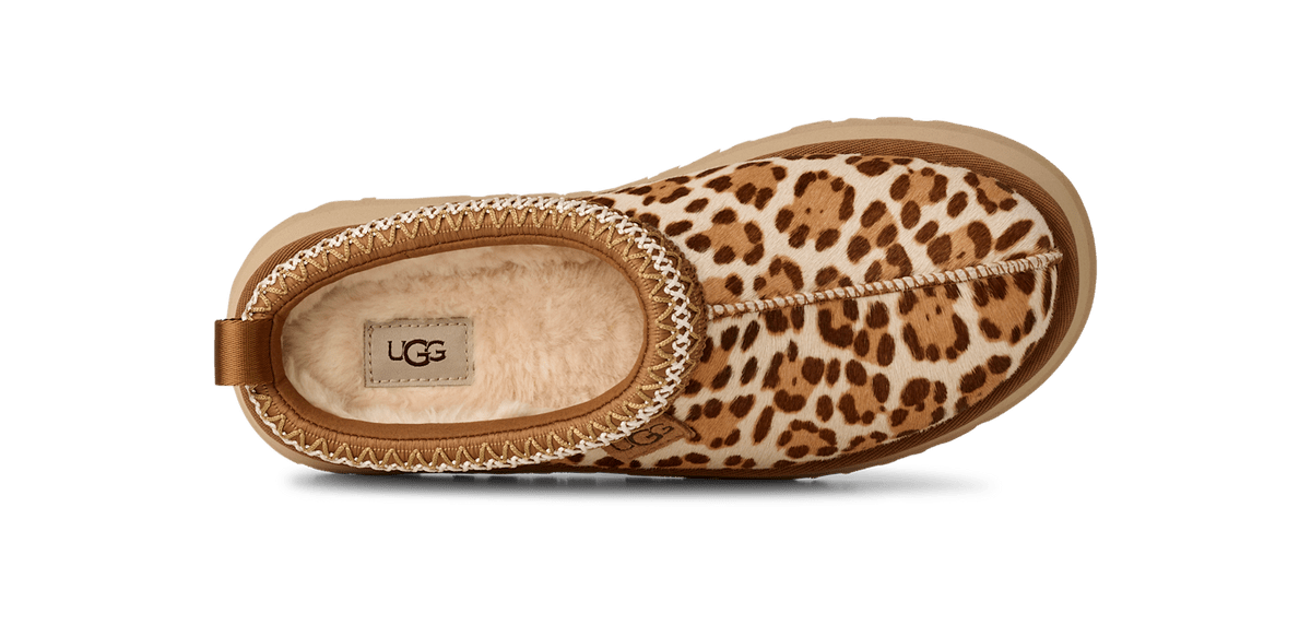 UGG Tazz Plains Slipper Felicity Leopard Jasmine - Outsole