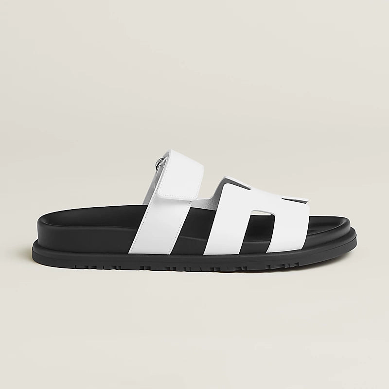 Hermès Chypre Sandals White