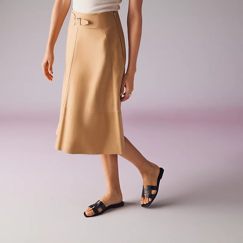 Hermès Oran Sandals Black