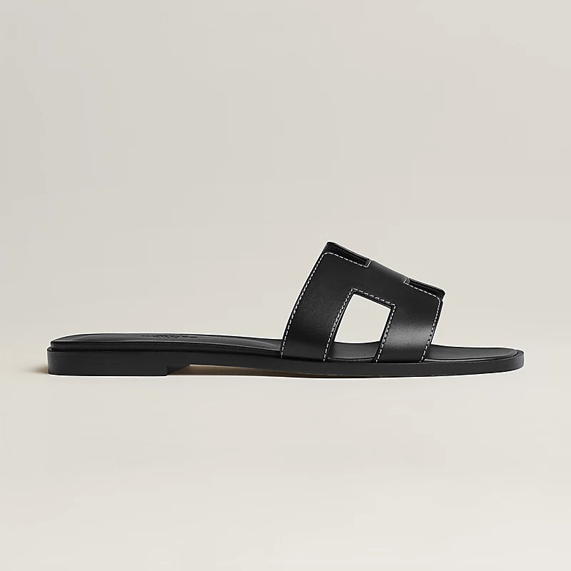 Hermès Oran Sandals Black