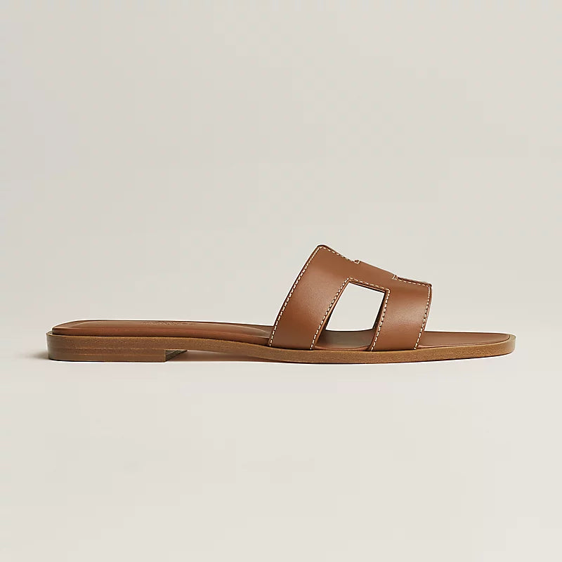 Hermès Oran Sandals Gold