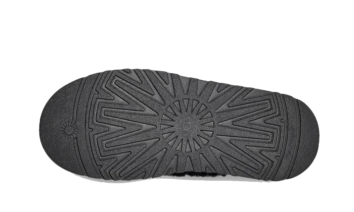 UGG TAZZ SLIPPER BRAID BLACK
