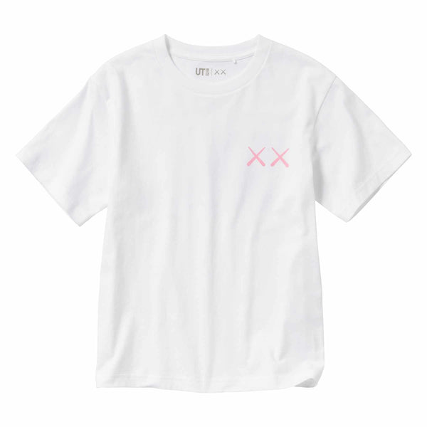 KAWS x Uniqlo T-Shirt White Pink 