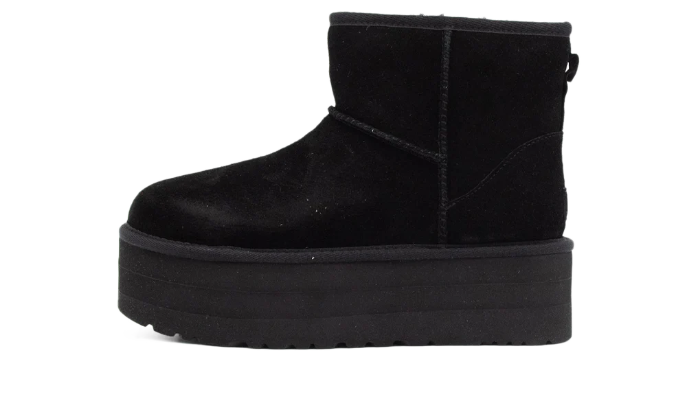 UGG CLASSIC MINI PLATFORM BOOT BLACK 