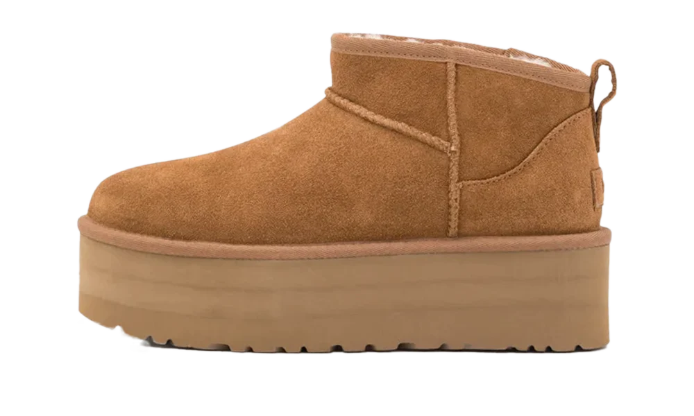 UGG CLASSIC ULTRA MINI PLATFORM CHESTNUT 