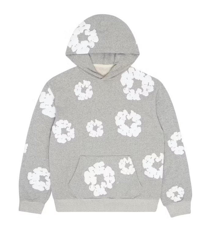 Denim Tears The Cotton Wreath Hoodie Grey
