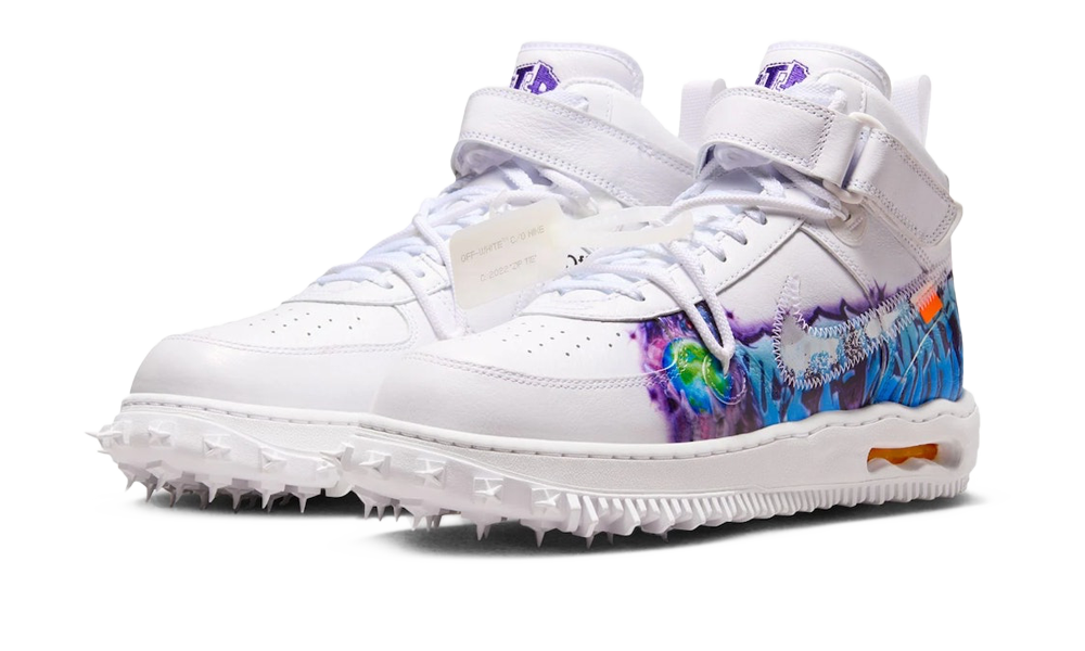 Nike Air Force 1 Mid Off White Graffiti White 