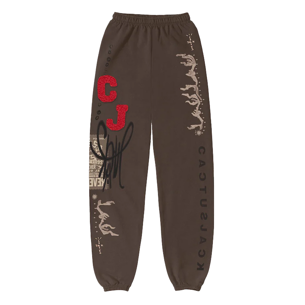 Travis Scott Flare Sweatpants Brown
