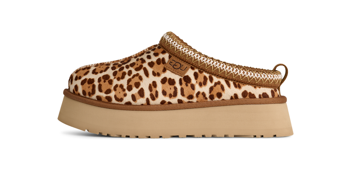 UGG Tazz Plains Slipper Felicity Leopard Jasmine
