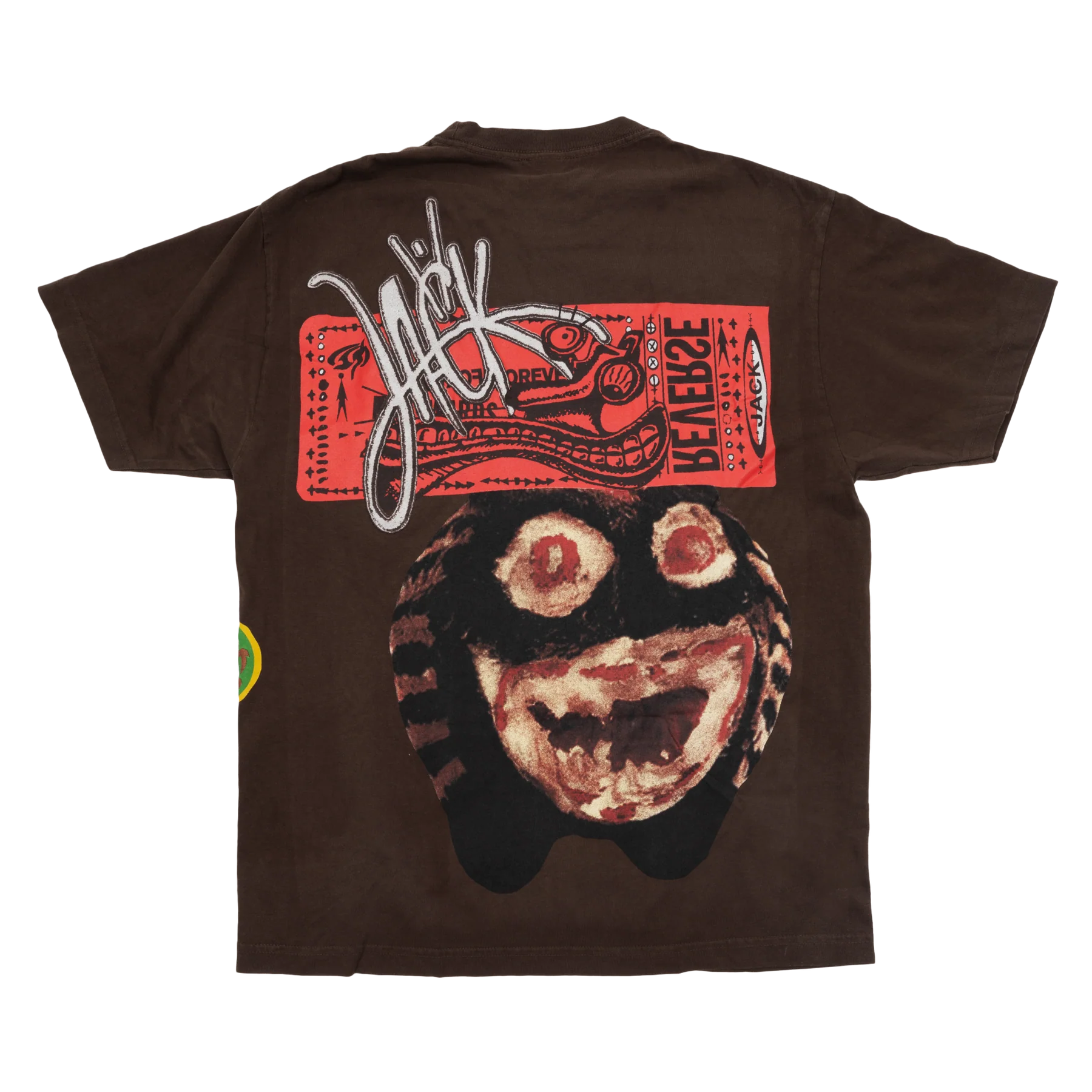 TRAVIS SCOTT NEVER BACKWARD T-SHIRT BROWN 