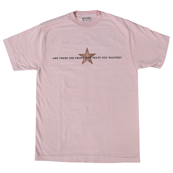 Travis Scott Utopia Circus Maximus Pink Star Tee Pink