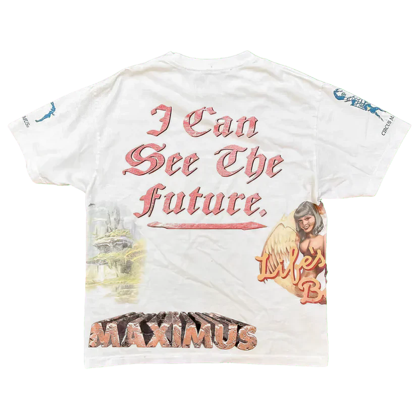Travis Scott Utopia Circus Maximus I Can See The Future Tee