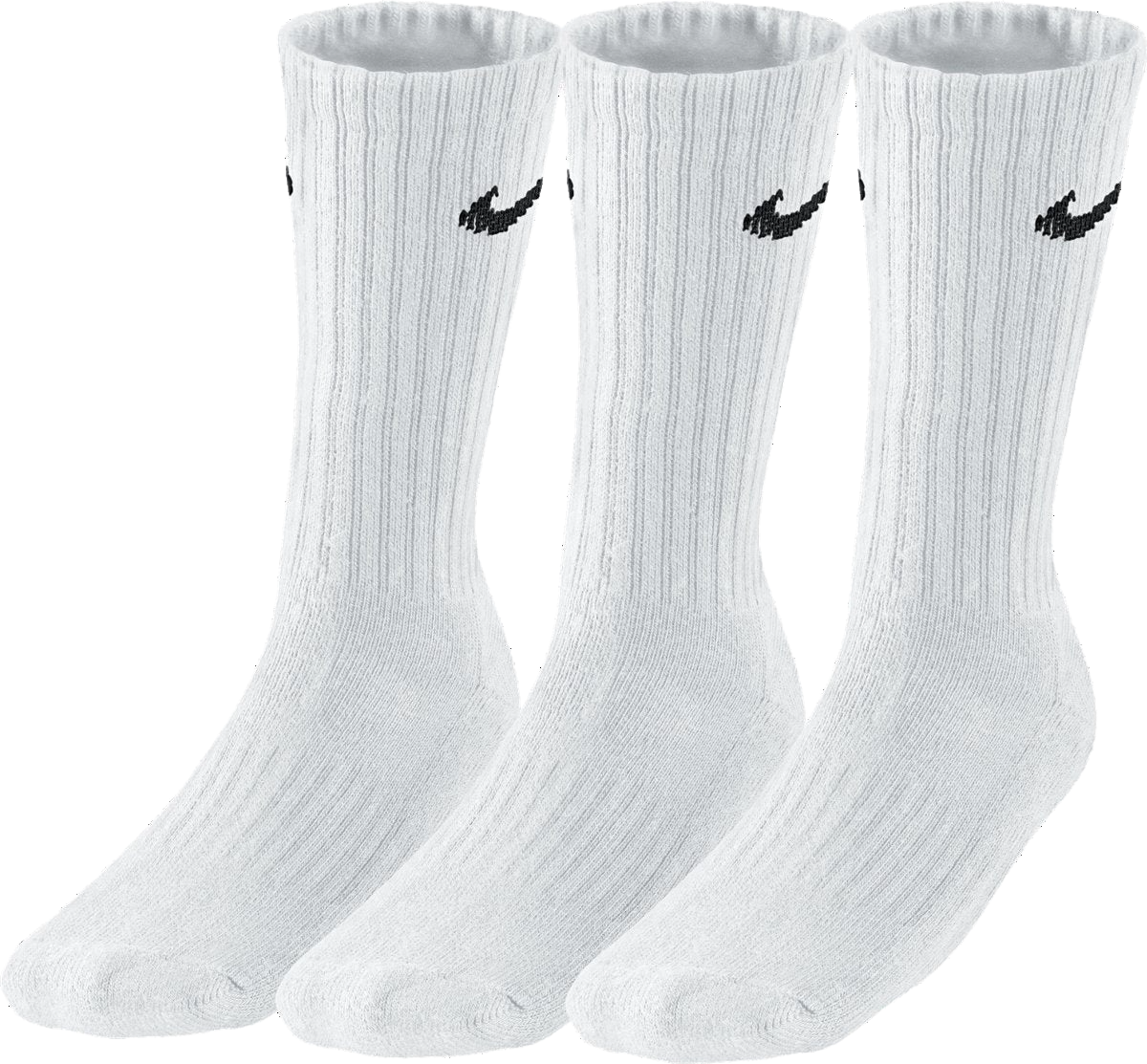 Nike 3 Pack White Socks 