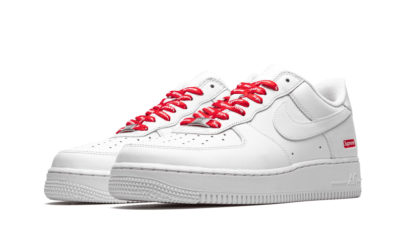 NIKE AIR FORCE 1 SUPREME WHITE 