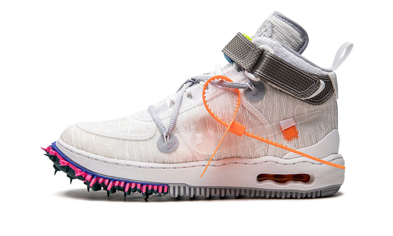 Nike Air Force 1 Mid Off White Clear White 