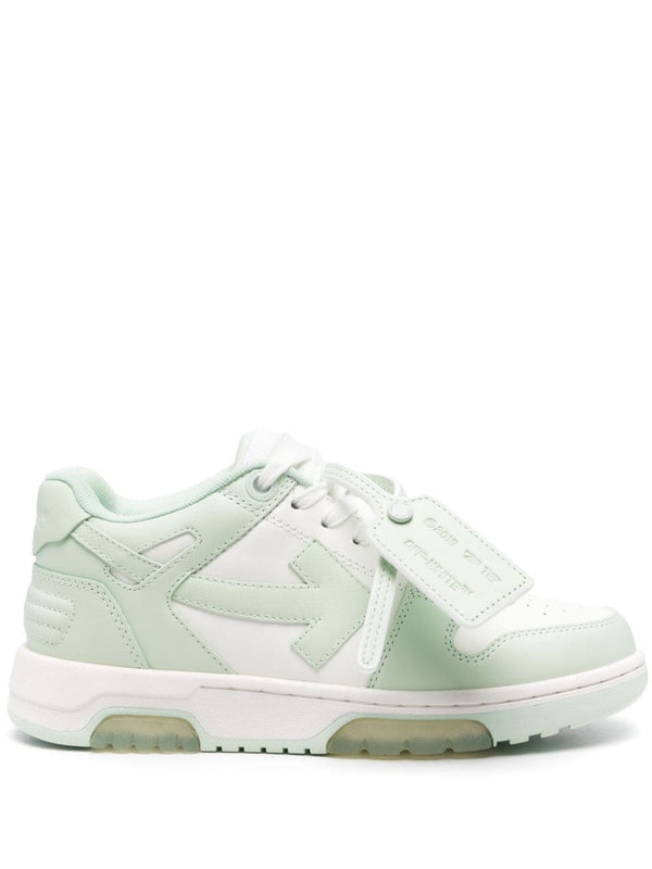 Off White Out Of Office Pastel Green