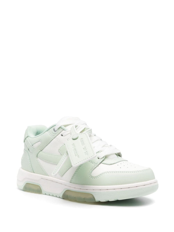 Off White Out Of Office Pastel Green