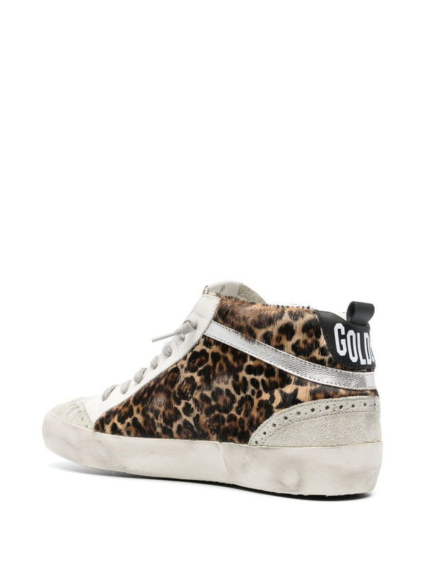 Golden Goose Super-Star Mid Leather Sneakers