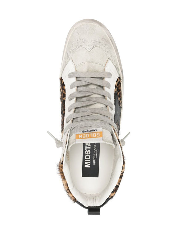 Golden Goose Super-Star Mid Leather Sneakers