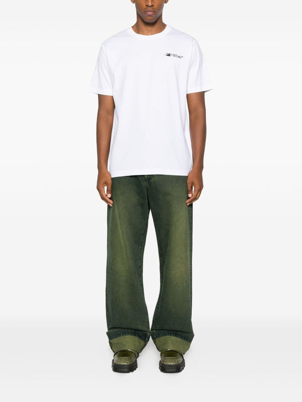 Off White T-Shirt Ink Arrow White